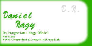 daniel nagy business card